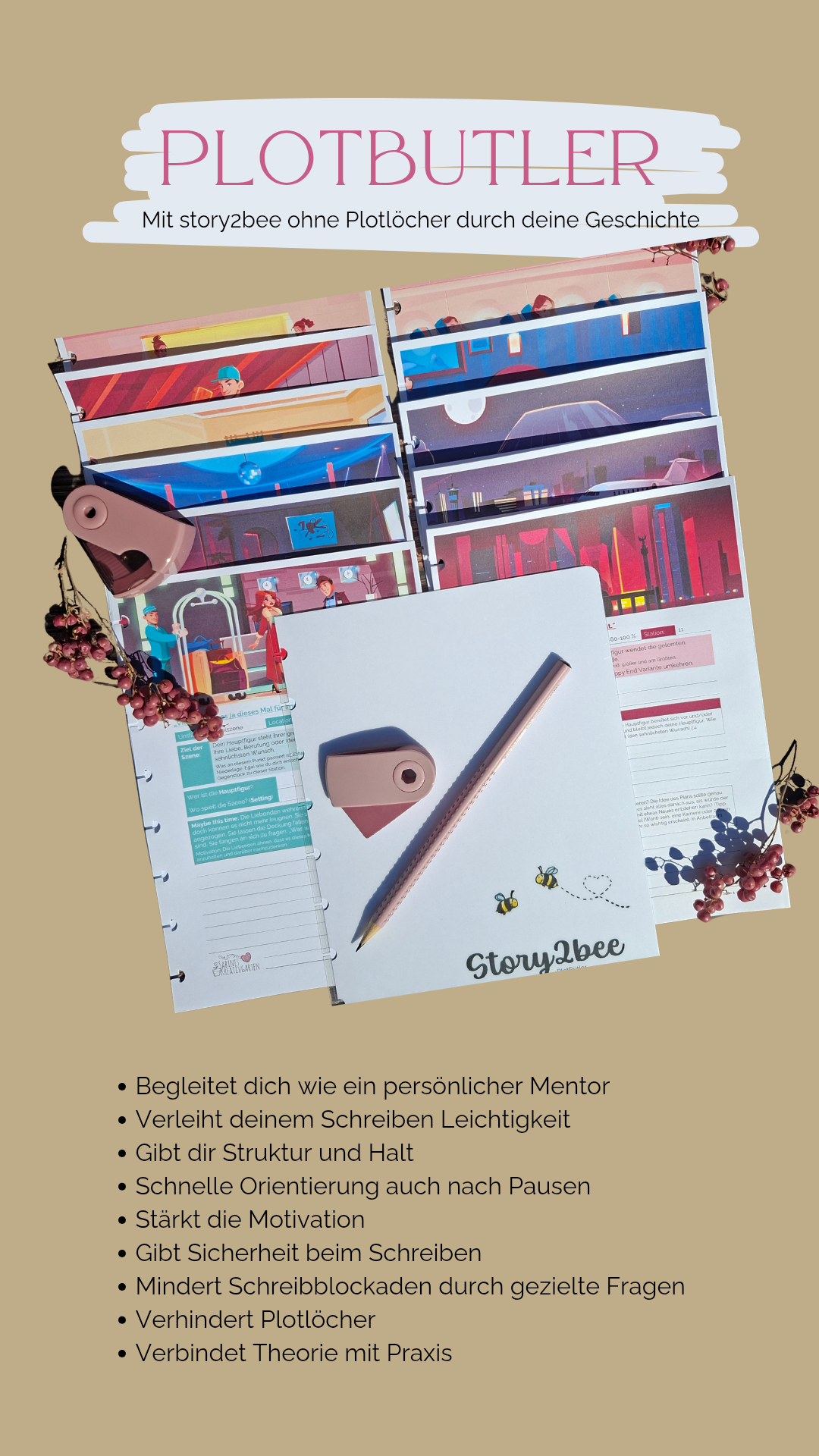 Starterset Geschichtenwerkzeuge - Special Edition: Liebesroman (Autor werden / Schriftsteller werden, Autorentool, Schreibwerkzeug, Schreibratgeber, Schreibhilfe, Buch schreiben mit Leichtigkeit, Storytelling lernen)